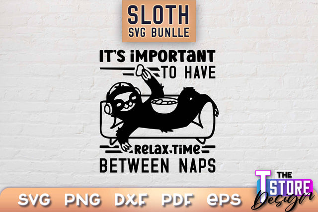 Sloth SVG Design | Lazy Design SVG | SVG File SVG The T Store Design 