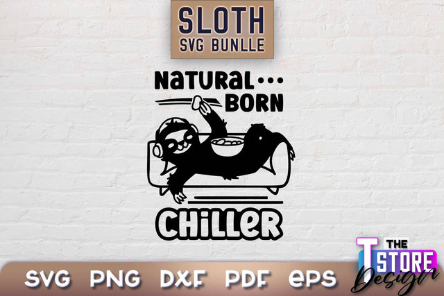 Sloth SVG Design | Lazy Design SVG | SVG File SVG The T Store Design 