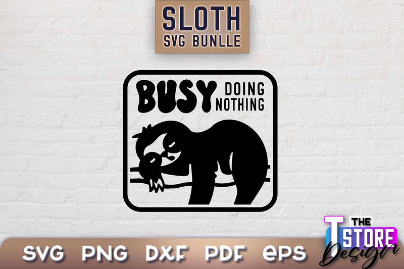 Sloth SVG Design | Lazy Design SVG | SVG File SVG The T Store Design 