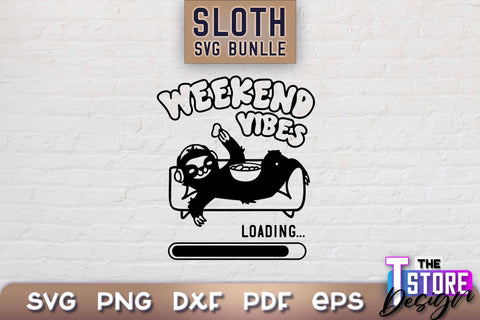 Sloth SVG Design | Lazy Design SVG | SVG File SVG The T Store Design 
