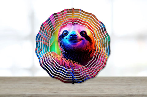 Sloth Wind Spinner Sublimation Designs Bundle Sublimation Regulrcrative 