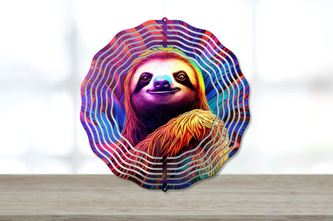 Sloth Wind Spinner Sublimation Designs Bundle Sublimation Regulrcrative 