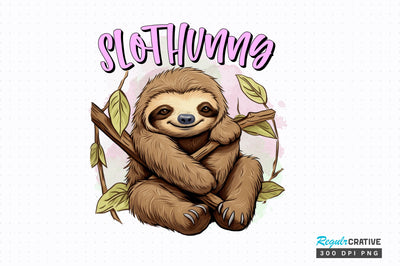 Slothunny Sublimation Design Sublimation Regulrcrative 