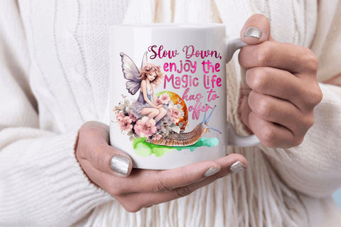 Slow down enjoy the magic life has Sublimation Design Sublimation Regulrcrative 