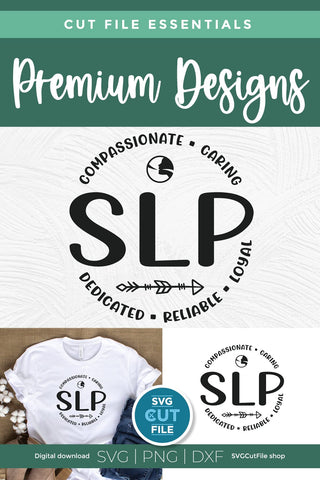 SLP svg, a Speech therapy unisex svg for Cricut SVG SVG Cut File 