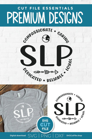 SLP svg, a Speech therapy unisex svg for Cricut SVG SVG Cut File 