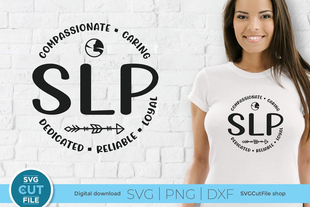 SLP svg, a Speech therapy unisex svg for Cricut SVG SVG Cut File 