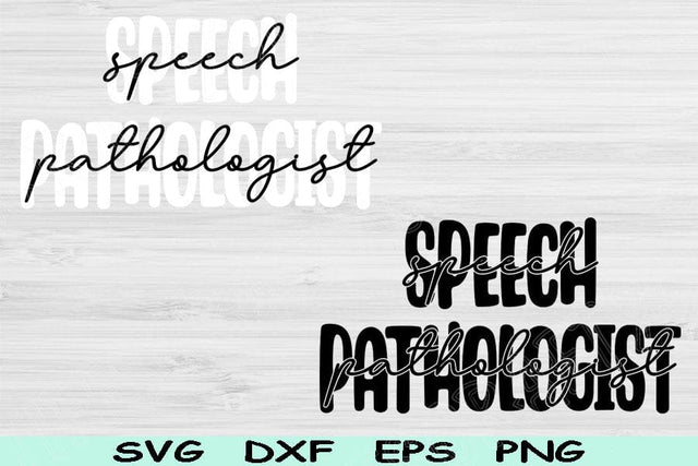 SLP Svg Dxf Png Cut File, Speech Pathologist Svg, Speech Therapist Svg Files For Cricut, Speech Pathology Svg Digital Sublimation Designs SVG TiffsCraftyCreations 