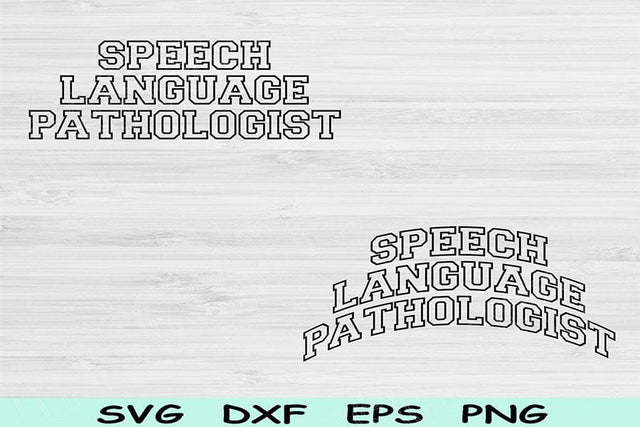 SLP Svg Png Cut Files, Speech Language Pathologist Svg, Speech Pathologist Svg Files For Cricut, Speech Therapist Svg Sublimation Designs SVG TiffsCraftyCreations 