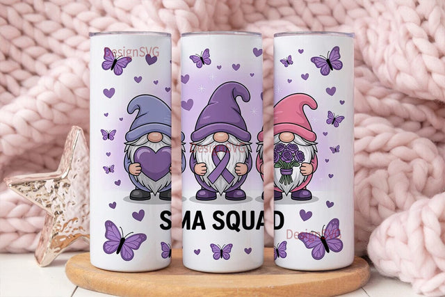 SMA Squad 20oz Tumbler Wrap Sublimation DesignSVG 