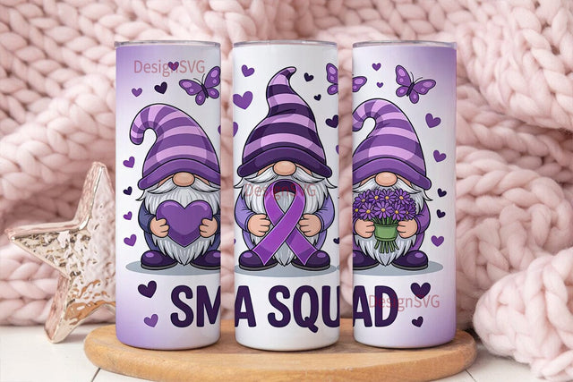SMA Squad 20oz Tumbler Wrap Sublimation DesignSVG 