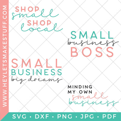 Small Business Bundle SVG Hey Let's Make Stuff 