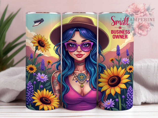 Small Business Owner Girl, Sarcastic Tumbler Design, 20oz PNG Sublimation, Funny Tumbler Wrap, Digital Download Tumbler, Crafting Gift Idea, Unique Tumbler Design Sublimation Li Zamperini 