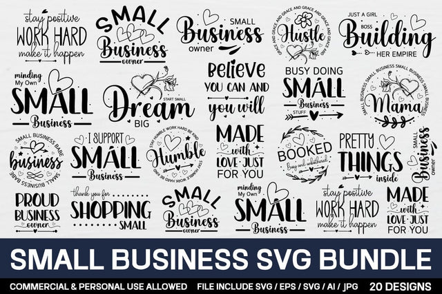 Small Business Svg Bundle SVG designmaster24 