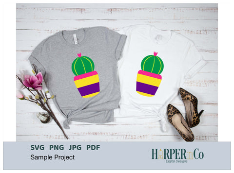 Small Cactus SVG PNG Cut EPS File SVG HarperNCo 