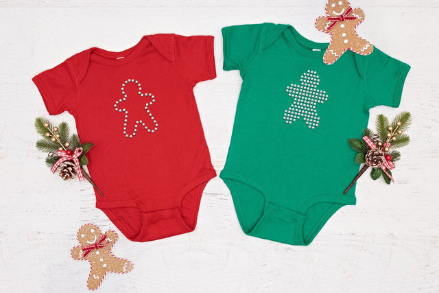 Small Gingerbread Man Rhinestone Template SVG SVG Risa Rocks It 