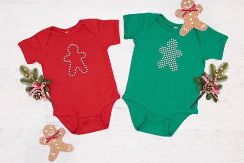 Small Gingerbread Man Rhinestone Template SVG SVG Risa Rocks It 