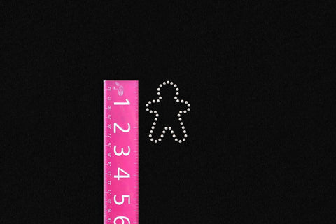 Small Gingerbread Man Rhinestone Template SVG SVG Risa Rocks It 