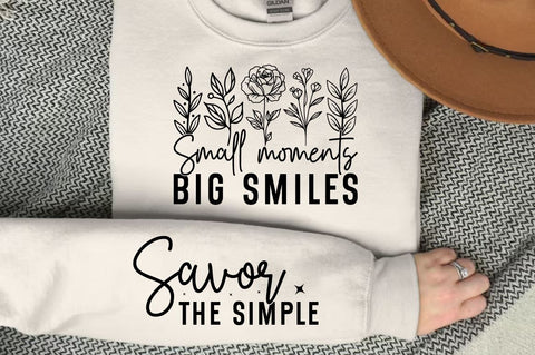 Small moments big smiles Sleeve SVG Design SVG Designangry 