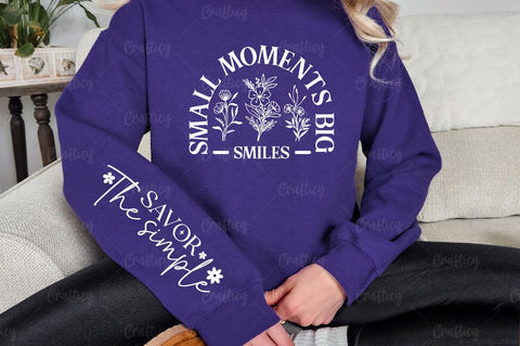 Small moments big smiles Sleeve SVG Design SVG Designangry 