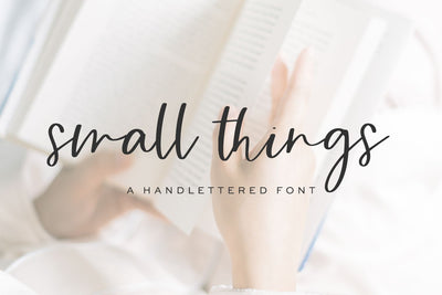 Small Things Script Font Beck McCormick 