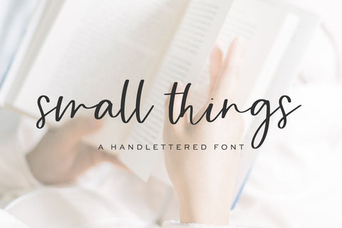 Small Things Script Font Beck McCormick 
