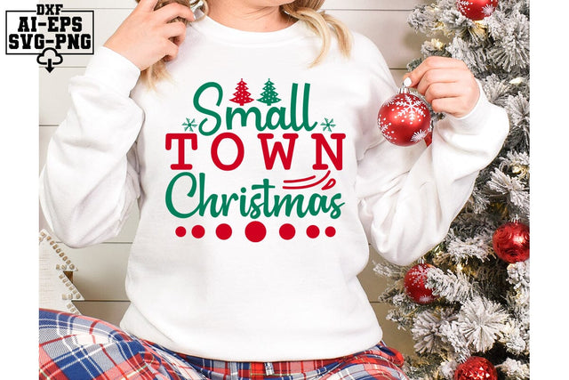 Small Town Christmas Svg Cut Files Creative Art SVG CraftlabSvg55 