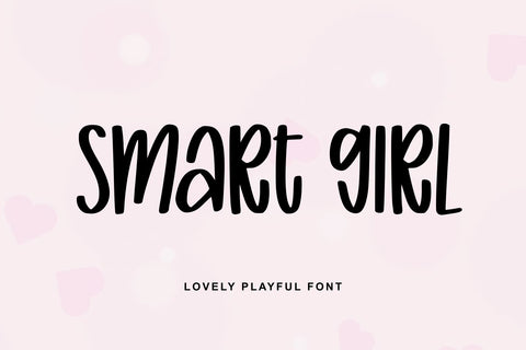 Smart Girl Font Abo Daniel Studio 