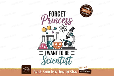 Smart Princess Scientist microscope laboratory Sublimation Designangry 