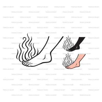 Smelly Feet Odor Icon SVG TribaliumArtSF 