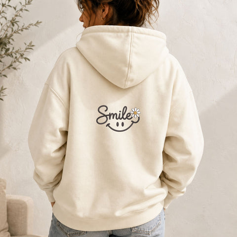 Smile Daisy Machine Embroidery Design Happy Face Flower Embroidery File Embroidery/Applique DESIGNS PatternFeed8 