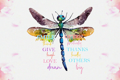 Smile Often Think Positively Give Thanks Laugh Loudly Love Others Dream Big Sublimation Sublimation Jagonath Roy 
