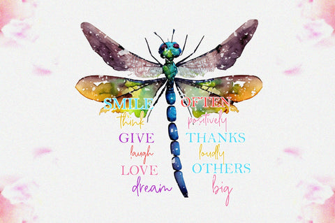 Smile Often Think Positively Give Thanks Laugh Loudly Love Others Dream Big Sublimation Sublimation Jagonath Roy 