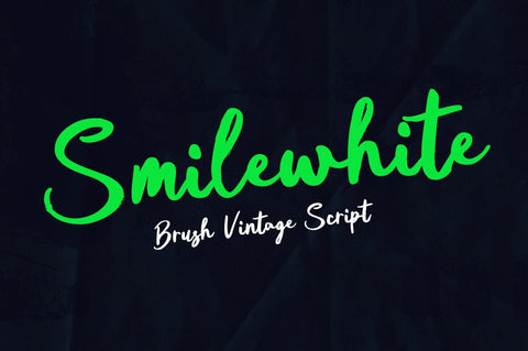 Smile White Font gatype 