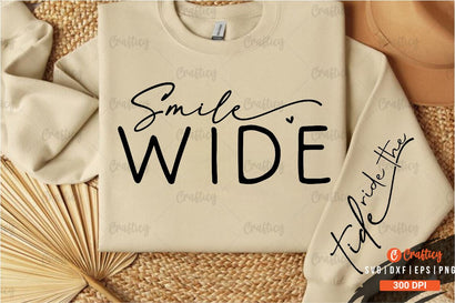 Smile wide Sleeve SVG Design SVG Designangry 