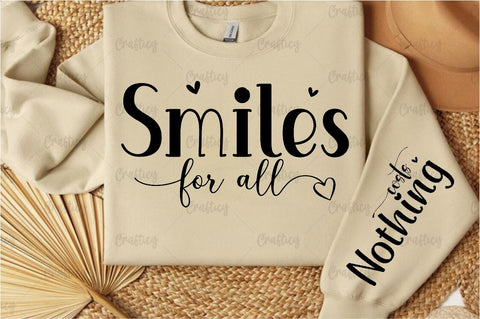 Smiles for all Sleeve SVG Design SVG Designangry 