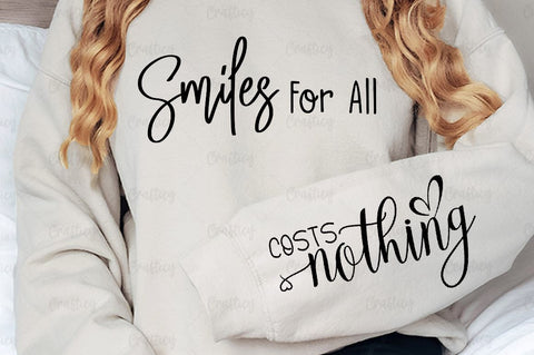 Smiles for all Sleeve SVG Design SVG Designangry 