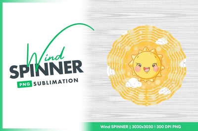 Smiling Cartoon Sun with Clouds and Stars on a Yellow Background Sublimation Regulrcrative 