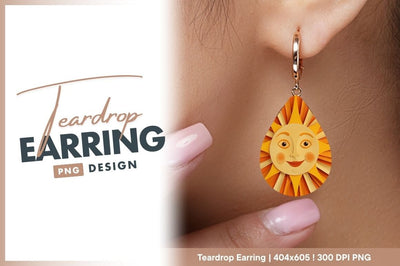 Smiling Sun Face Paper Cutout with Orange and Yellow Rays Sublimation Regulrcrative 