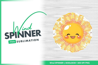Smiling Sun with Clouds and Rays Cartoon Illustration Sublimation Regulrcrative 