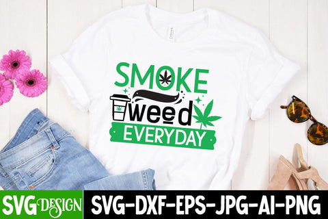 Smoke Weed Everyday SVG Cut File, Smoke Weed Everyday SVG Design , Weed Sublimation PNG, Weed SVG Quotes| Marijuana SVG | Cannabis SVG Design , Weed SVG Bundle SVG BlackCatsMedia 