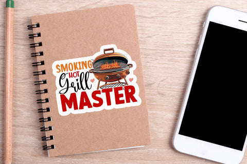 Smoking hot grill Sticker Design Sublimation Regulrcrative 