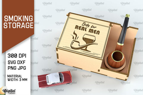 Smoking Storage Boxes Laser Cut Bundle. Cigarette Cases SVG SVG Evgenyia Guschina 