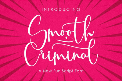 Smooth criminal Font gatype 