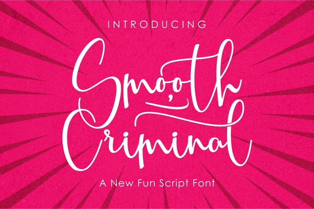 Smooth criminal Font gatype 