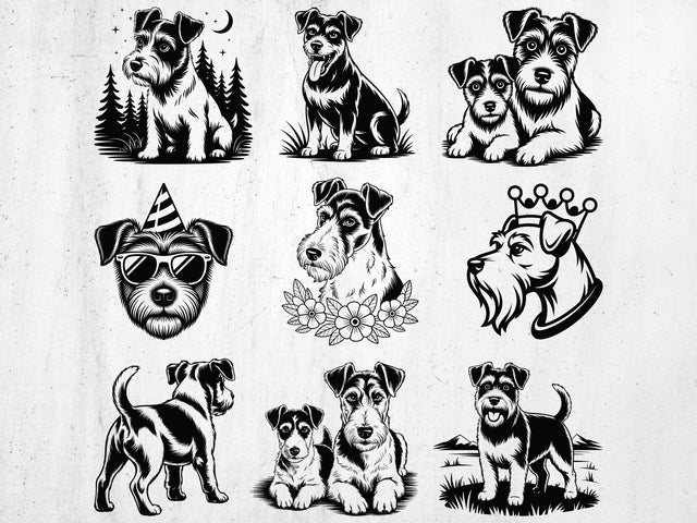 Smooth Fox Terrier dog SVG Bundle SVG Creativeart88 