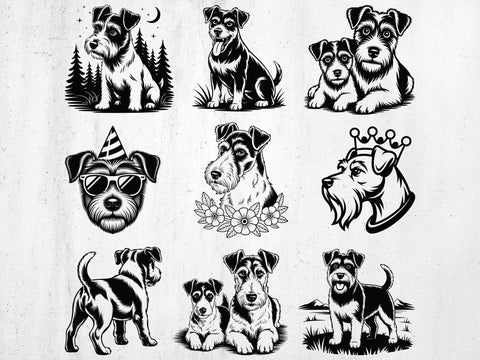 Smooth Fox Terrier dog SVG Bundle SVG Creativeart88 