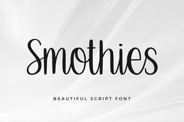 Smothies Font Abo Daniel Studio 