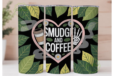 Smudge and Coffee 20oz Tumbler Wrap Sublimation PixelChick 