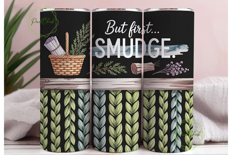 Smudge Kit 20oz Tumbler Wrap Sublimation PixelChick 